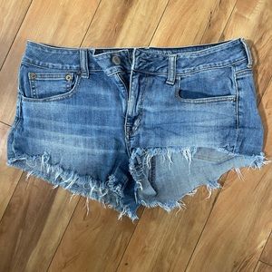 American Eagle stretch jean shorts